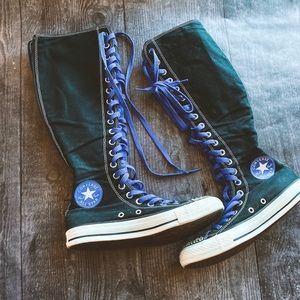Converse Knee High Chucks with Rhinestones Size 7